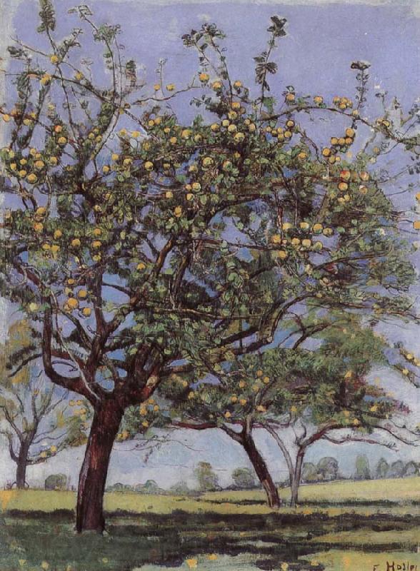 Ferdinand Hodler Apple trees Spain oil painting art